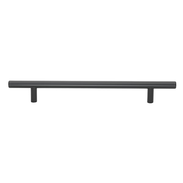 Gliderite Hardware 7 in. Center to Center Matte Black Solid Steel Bar Pull - 5004-178-MB 5004-178-MB-1 - main